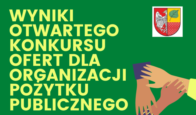 Ogłoszenie wyników konkursu ofert na realizację zadań publicznych z trzech zakresów
