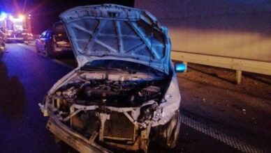 Wypadek na trasie S8