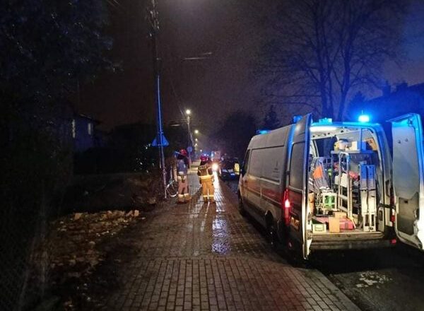 Wyciek gazu w Ząbkach