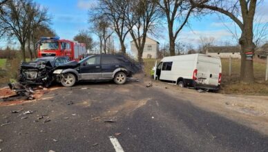Zderzenie trzech pojazdów pod Wyszkowem