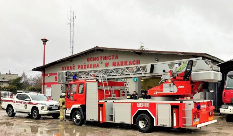zbiórka mareckich strażaków