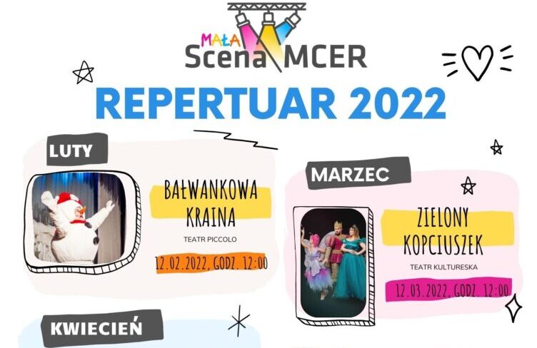 Mała Scena MCER zaprasza na cykl spotkań z kulturą