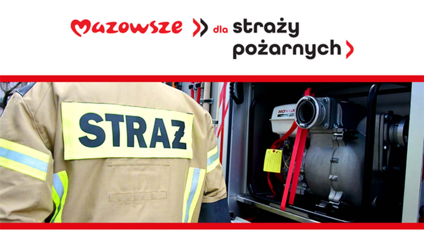 Jest wsparcie dla strażaków od samorządu Mazowsza