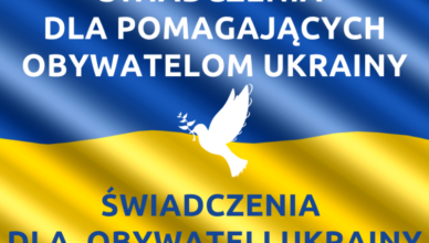 świadczenia dla osób pomagających obywatelom Ukrainy
