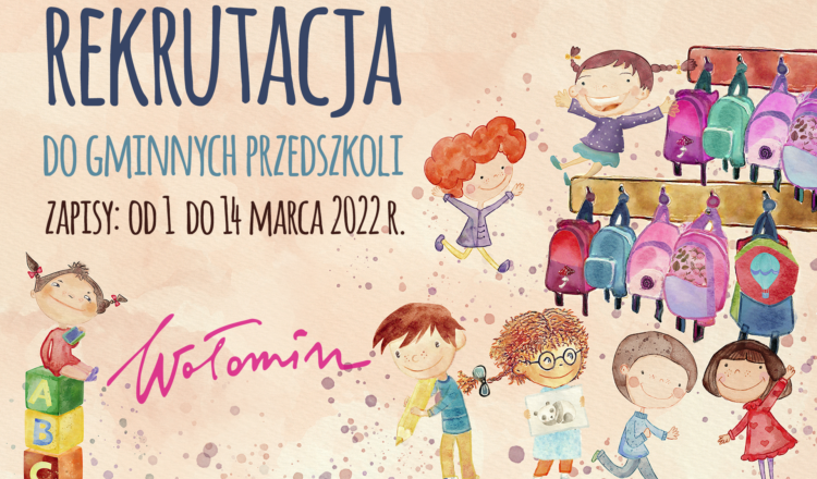 Rekrutacja do gminnych przedszkoli w Wołominie