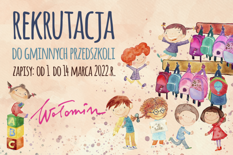 Rekrutacja do gminnych przedszkoli w Wołominie