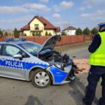 Zderzył się z radiowozem, miał 2 promile alkoholu we krwi