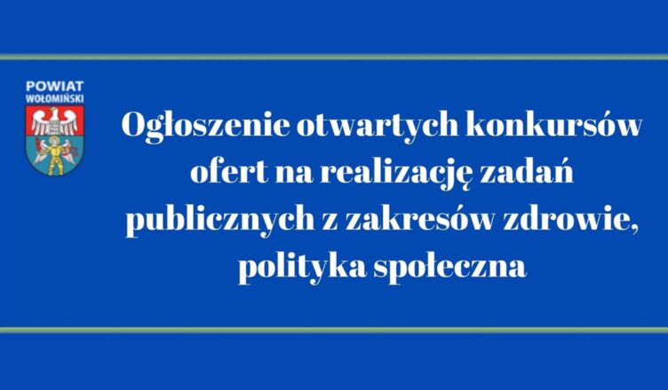 Powiatowe otwarte konkursy ofert