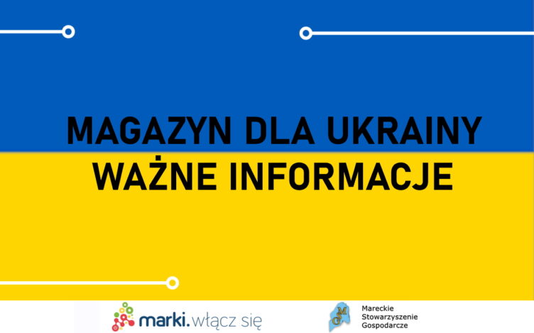 Dystrybucja pomocy dla osób z Ukrainy w Markach