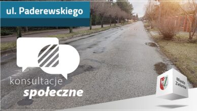 modernizacji ul. Paderewskiego w Zielonce