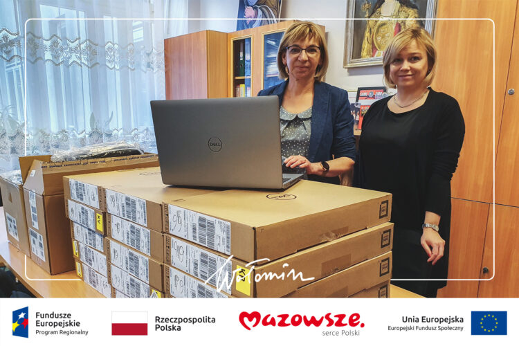 Sprzęt dla wołomińskich uczniów