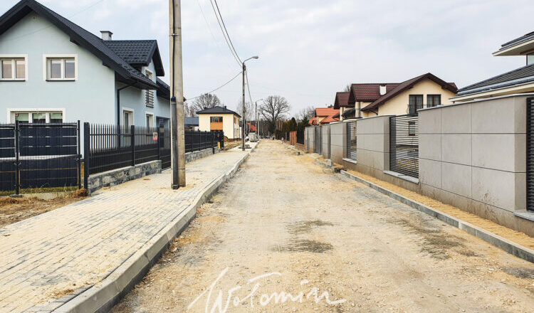 Budowa ulicy Zimowej w Wołominie