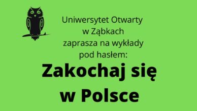 Zaproszenie na wykłady Uniwersytetu Otwartego w Ząbkach