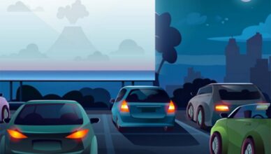 Kino samochodowe w Tłuszczu