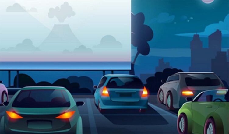 Kino samochodowe w Tłuszczu