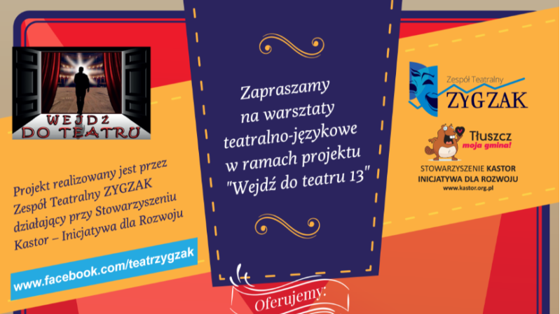 Bezpłatne warsztaty teatralne dla młodzieży