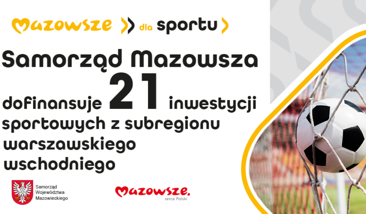 rozwój bazy sportowej w regionie warszawskim wschodnim