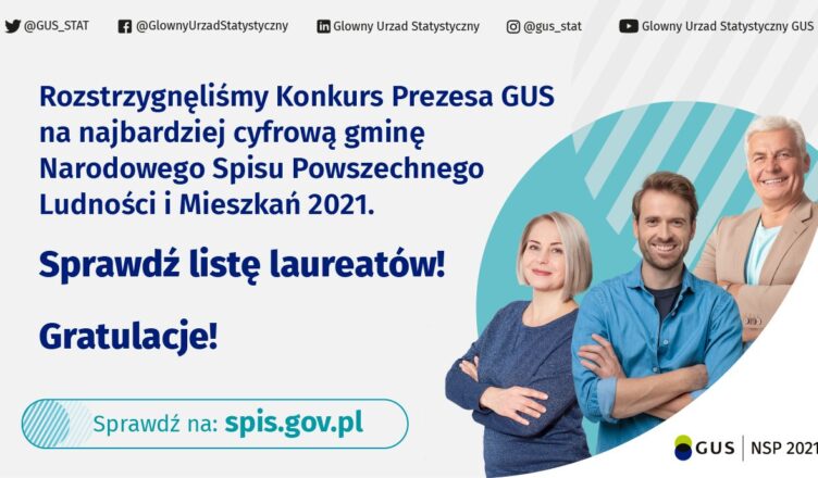konkursu Prezesa GUS na najbardziej cyfrową gminę