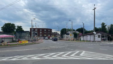 Zamknięcie skrzyżowania przy PKP Kobyłka