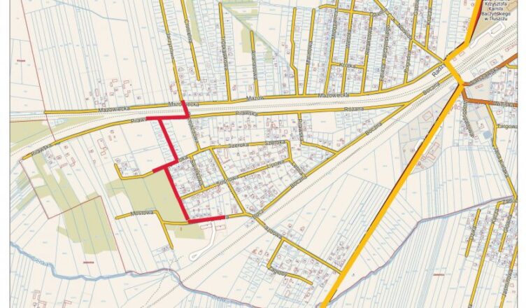 Kanalizacja na osiedlu Borki