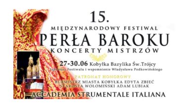 15. Festiwal Perła Baroku - Koncerty Mistrzów