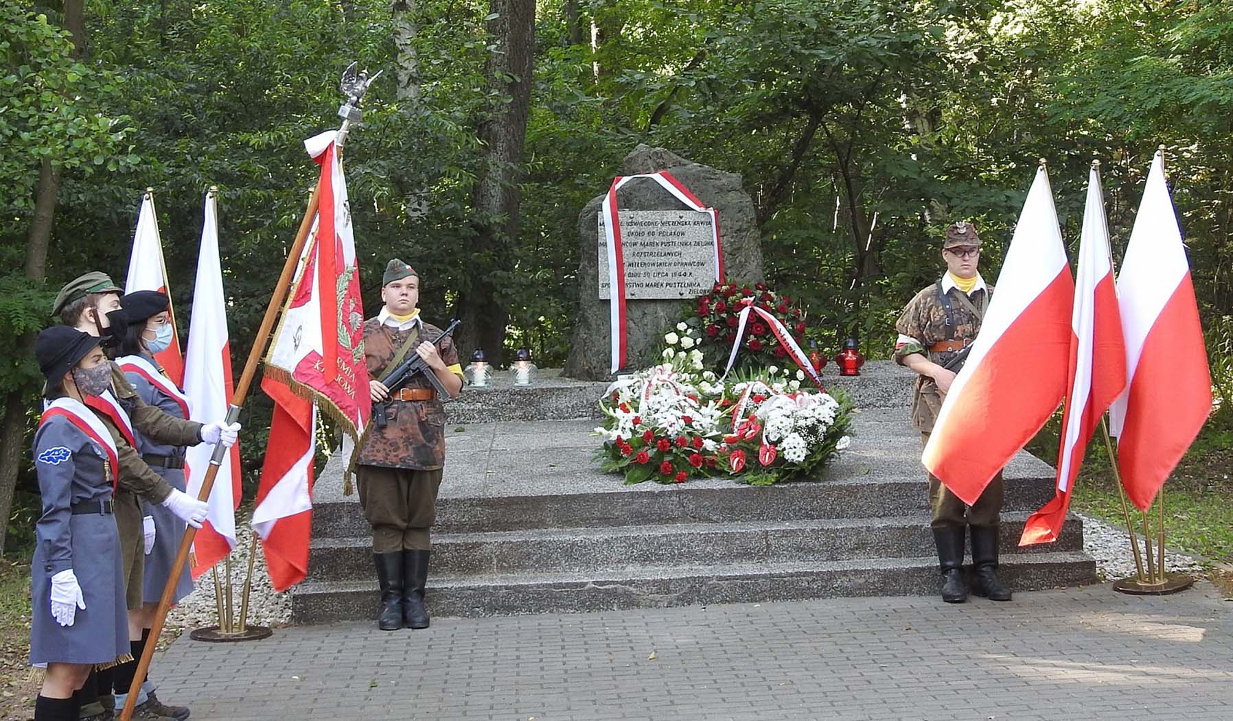 Zielonka i Marki - 79. rocznica Mordu na Kruczku