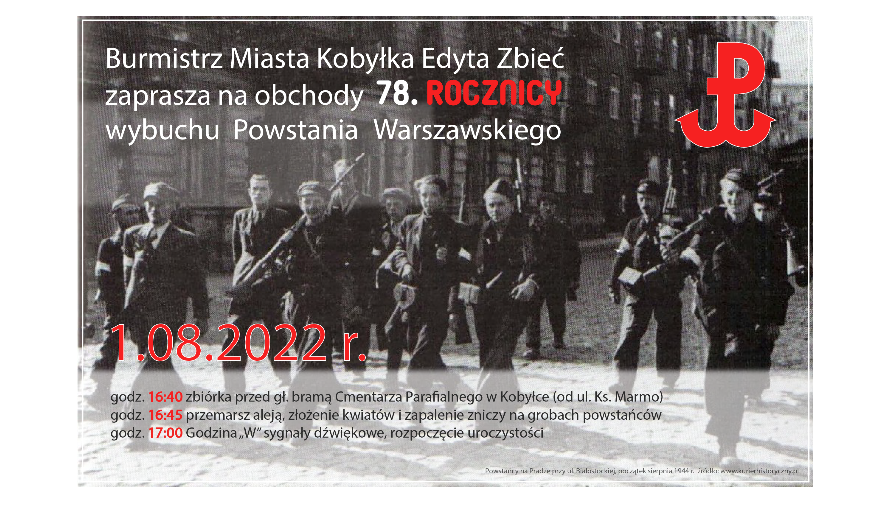 Kobyłka - Obchody 78. rocznicy wybuchu Powstania Warszawskiego