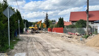 Zielonka - ulica Pustelnicka zyskała nowy kanał deszczowy