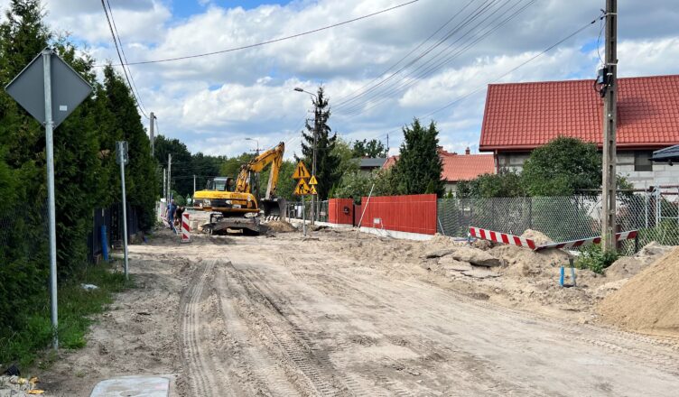 Zielonka - ulica Pustelnicka zyskała nowy kanał deszczowy