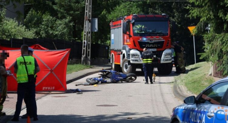 Śmiertelny wypadek z udziałem motocyklisty