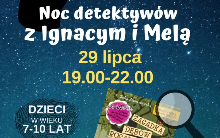 Zielonka - noc w bibliotece pełna zagadek
