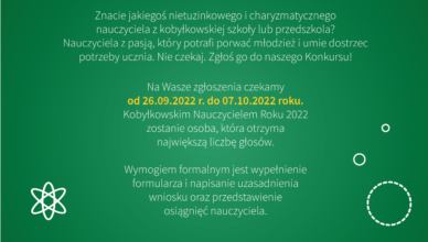 Kobyłkowski Nauczyciel Roku 2022