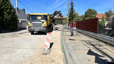 Zielonka - w ulicy Pustelnickiej prace postępują