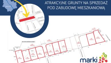 Przetargi na działki w znakomitej lokalizacji w Markach