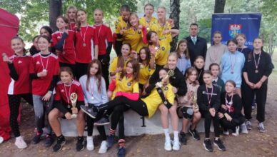 Biegi przełajowe w Parku Dębinki