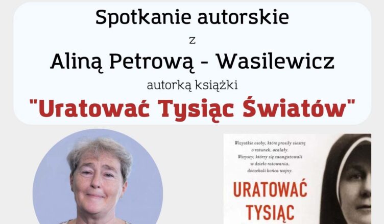 Spotkanie autorskie z Aliną Petrową - Wasilewicz