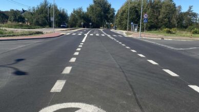 Skrzyżowanie w Krzywicy bezpieczniejsze