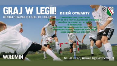 Otwarte treningi Legia Soccer Schools w Wołominie