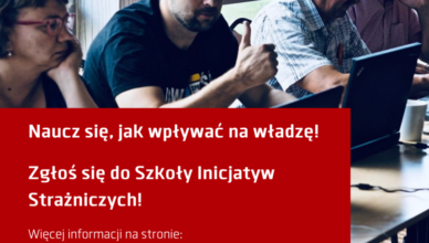 Dołącz do Szkoły Inicjatyw Strażniczych