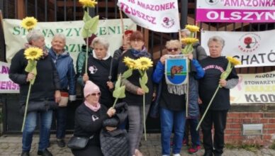 Tłuszcz - pielgrzymka Amazonek na Jasną Górę