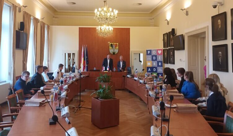 Młodzieżowa Rada Miasta Wołomin w czeskich Podiebradach