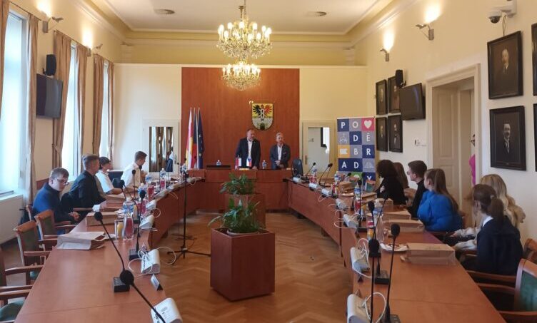 Młodzieżowa Rada Miasta Wołomin w czeskich Podiebradach