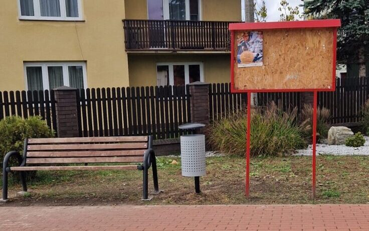 Nowe kosze w Tłuszczu