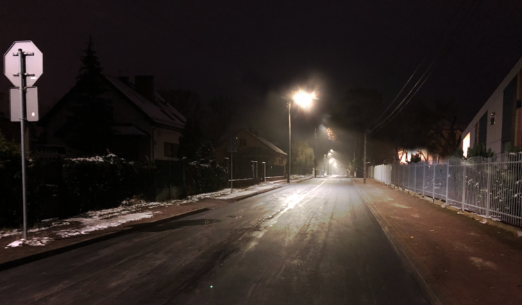 Kolejne zielonkowskie ulice z oświetleniem LED