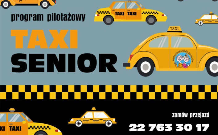 Wołomin - rusza pilotaż projektu TAXI SENIOR
