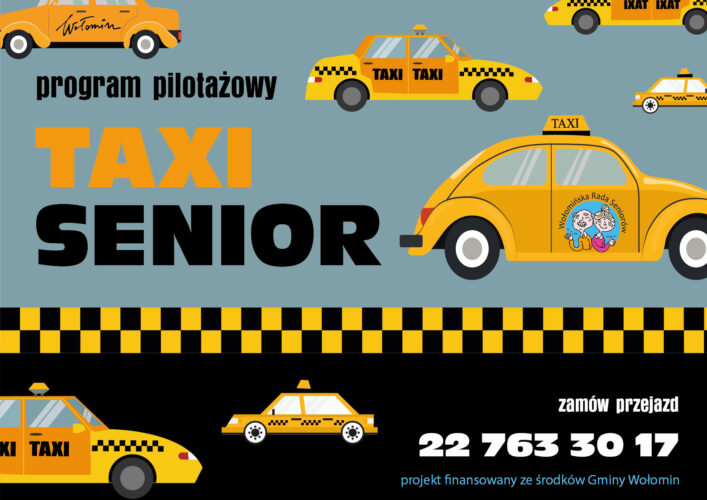 Wołomin - rusza pilotaż projektu TAXI SENIOR