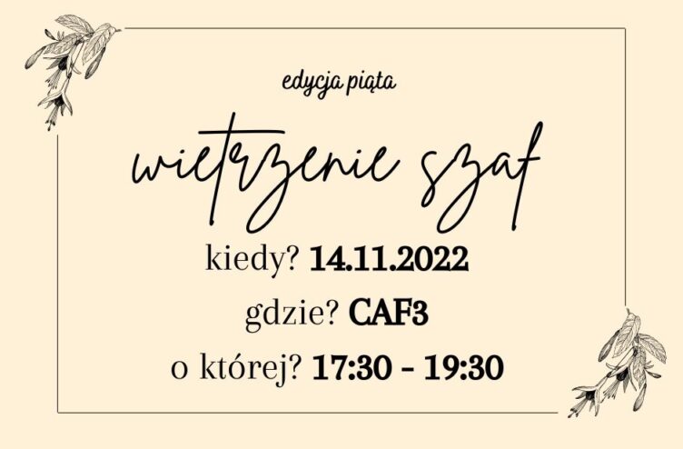 Marki - piąta edycja Wietrzenia Szaf