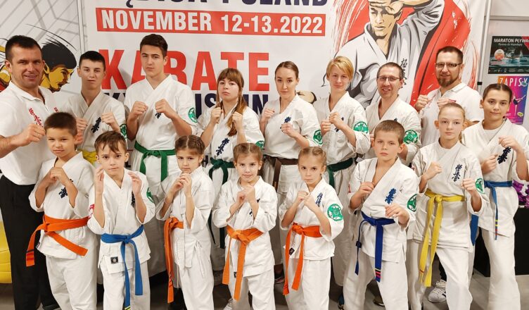 8 medali dla Zielonki na Mistrzostwach Europy karate