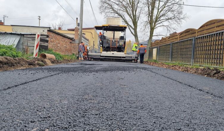 Budowa ulicy Żabiej w Markach