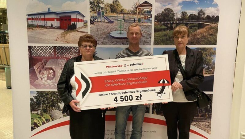 Sołectwo Szymanówek najlepsze na Mazowszu